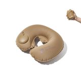Mobi Garden Oreiller cervical gonflable en forme de U par pression