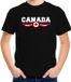 Bellatio Decorations Shoppartners Bv Canada landen supporters t-shirt - zwart - kinderen - Fan kleding - EK / WK / Olympische spelen - outfit - sport events 134/140