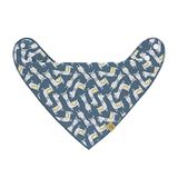 LÄSSIG Baby Bandana Glama Lama Blue