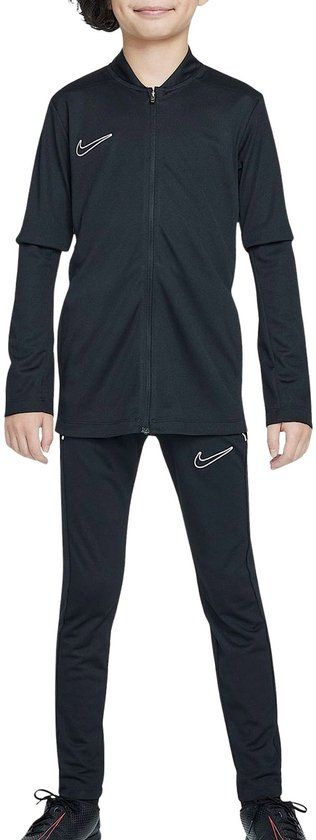 Nike Dri-FIT Academy 25 Trainingspak Junior - Zwart - Wit - Maat 140