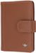 Golden Head Leren kaarthoes Polo RFID Protect Kartenetui mit Riegel 4516 Cognac bruine