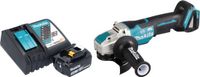 Makita DGA 520 RF1X1 meuleuse d'angle sans balai 18 V 125 mm X-LOCK + 1x batterie rechargeable 3.0 Ah + chargeur