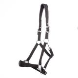 Kavalkade Halster voor paarden Perlon Classic-Simple Cob Zwart