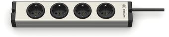 EHMANN Aluminium stekkerdoos universeel, 0600x00042035, 4-voudig, 5 meter voedingskabel