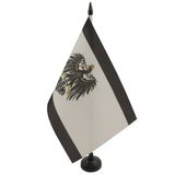 AZ FLAG Tafelvlag Koninkrijk Pruisen 1701-1918 21x14 cm Plastic Voet