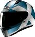 HJC C10 Tez Integraalhelm - Wit/Turquoise/Blauw - Maat XXL