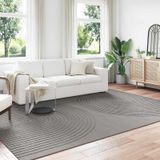 vidaXL GALATI Grey 200 x 280 cm Polyester Medium Pile Rug