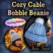 Cozy Cable Bobble Beanie: Knitting Pattern