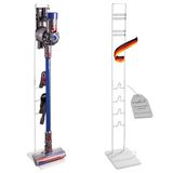 PureMounts Stofzuigervoet compatibel met Dyson V6 Pro, V7, V8, Absolute, V10 Total Clean, Torque Drive en V11 Animal, V12 Slim Absolute, V15 Detect Absolute, aluminium, wit