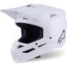Alpinestars S-M3 Solid ECE 22.06 Blanc Brillant