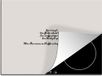 Merkloos KitchenYeah® Inductie beschermer 59x52 cm - Quotes - Opa's recept - Inductiebeschermer