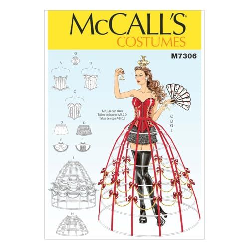 Mccall's Patterns 7306 E5 Misses Costumes - Sizes 14-22