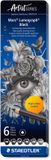 STAEDTLER Mars Lumograph black potlood - set 6 st