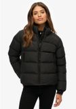 Superdry Sports Pufferjack Zonder Capuchon Dames Zwart