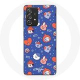 Maniacase Etui voor Samsung Galaxy A33 5G BTS Bangtan Sonyeondan BT21 Kerstmis 2023