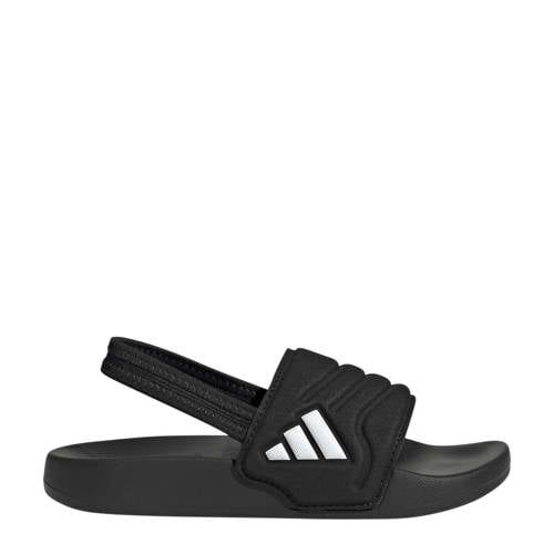 adidas Sportswear Adilette Estrap 2.0 badslippers met hielbandje zwart