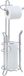 SunnyPoint Toiletrolhouder met reserve, chroom
