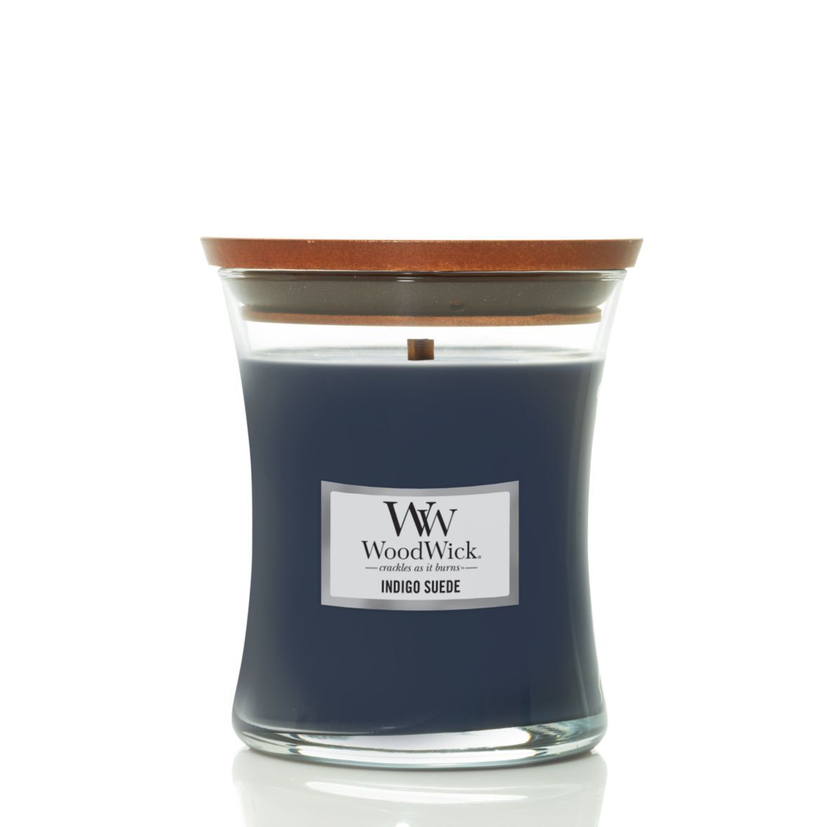 Woodwick Indigo Suede