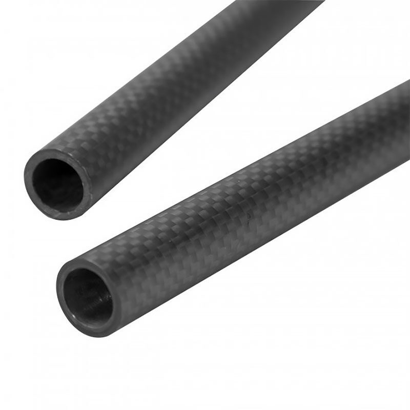 Boeken Nitze RCF15-200 15mm Carbon Fiber Rod (200mm/8) - 2 stuks