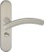 Impresso Liverpool Binnendeurbeslag - Plaque de porte ovale avec fermeture de toilette - Inox
