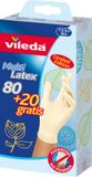 Vileda Natural Latex Handschoenen - Wit - Maat M - 100 Stuks