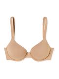 Schiesser Beugelbeha met glijcups esdoorn - Unique Micro Dames Beha - beige