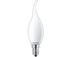 Philips CorePro LEDcandle E14 Gebogen Punt Mat 2.2W 250lm - 827 Warm Wit
