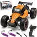 Voiture télécommandée - 1:16 échelle - 15 km/h - 2,4 GHz - Tout-terrain avec phares LED - Jouets pour enfants 3 à 8 ans