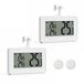 VINATO Thermomètre Frigo, Thermomètre de Congélateur 2 Pièces, Blanc