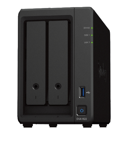 Synology DVA1622 - Network Surveillance Server - Tower - Gigabit Ethernet