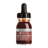 Lefranc Bourgeois 301282 Nan King kalligrafie- en tekeninkt (watervast, hoge kleurdiepte, waterverdunbaar, voor tekenen) - 30ml fles, Burnt Sienna