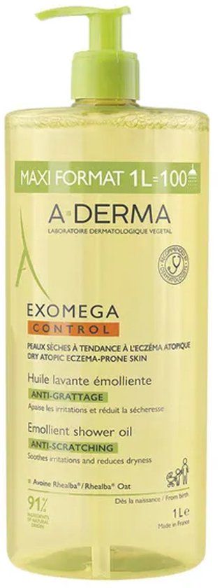 Dexeryl A-Derma EXOMEGA Verzachtende reinigingsolie tegen jeuk