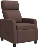 vidaXL - Recliner - Bruin - Kunstleer
