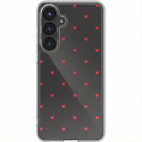 imoshion Hoesje - Geschikt voor Samsung Galaxy S24 FE - Design hoesje - Crush Check