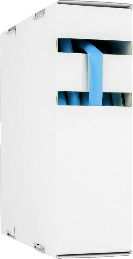 Hongshang Krimpkous zonder lijm Blauw 2.40 mm 1.20 mm Krimpverhouding:2:1 15 m