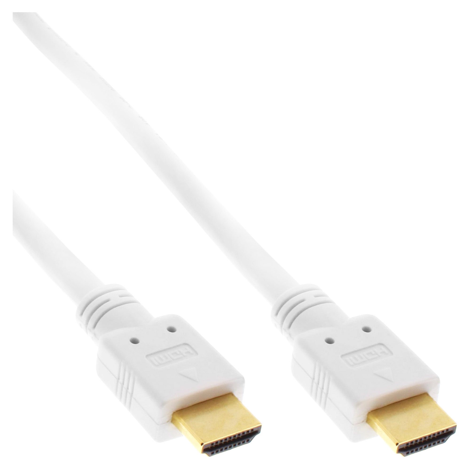 Inline HDMI Kabel - HDMI - 1.5m - Wit - 2.0 - 4K - 3D