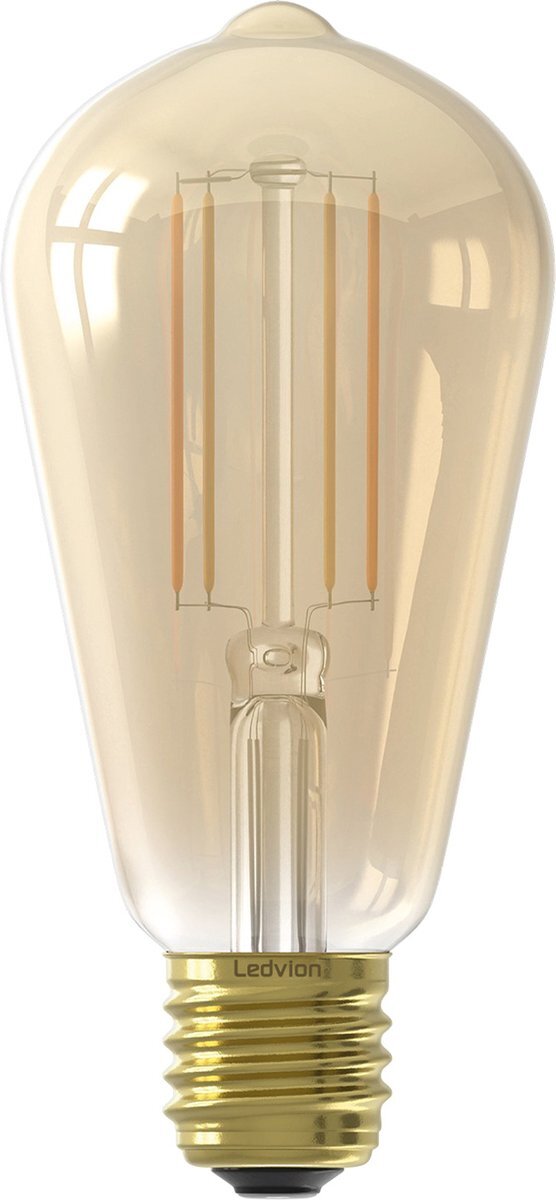LEDVION Ledvion Dimbare E27 LED Lamp Filament - 4.5W - 2100K - 470 Lumen