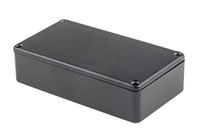 RS PRO Aluminium behuizing zwart buitenmaat 114,5 x 63,6 x 30,3 mm