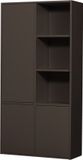 WOOOD Merel opbergkast - Grenen - Middenbruin - 100x200x44