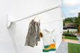 Sans marque Vêtement mural pliable blanc - Sèche-linge peu encombrant