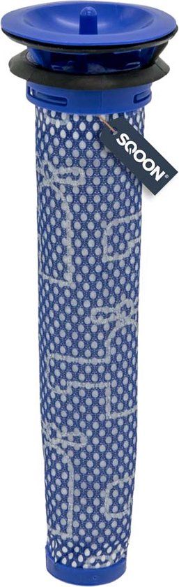 123schoon SQOON® - Motorfilter - Dyson DC58-DC59-DC61-DC62-V6, V7 & V8 – 96566101 - Blauw