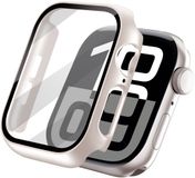 imoshion Ploonk B.V. Screenprotector - Geschikt voor Apple Watch 10 / 11 - 42 mm - Full Cover Hard Case / Beschermend Hoesje - Sterrenlicht