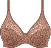 Chantelle Norah Soutien-gorge à armatures - Dentelle intégrale - 80D - Wild Brown