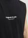 JACK&JONES JORVESTERBRO T-shirt sans manches PLS Garçon T-shirts Noir Coton Coupe ample EU5XL US3XL
