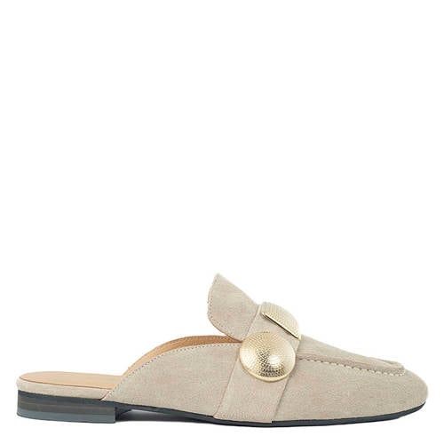 Babouche G-Lara-2 suède leren muiltjes beige
