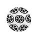 Questo Casa Ronde Digitally Printed Mouse Pad, Non-Slip Base, for Office and Home, Diameter: 22 cm