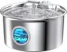 BeiJingLiangPinJiaZuoKeJiWenHuaFaZhanYouXianGongSi Fontaine à boire en acier inoxydable - Automatique - Avec pompe silencieuse et système de filtration - Pour chats et chiens - 2,6 L