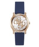Guess Annette GW0860L2 Horloge - Siliconen - Blauw - Ø 36 mm