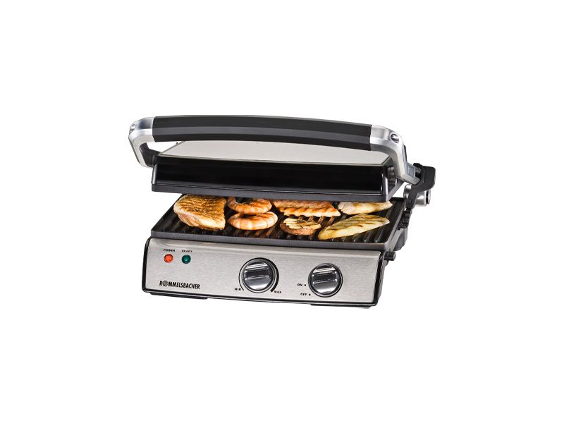 Rommelsbacher KG 2020 Contactgrill - Zwart/RVS