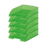 Leitz Brievenbak standaard A4, 5-pack, groen Frost